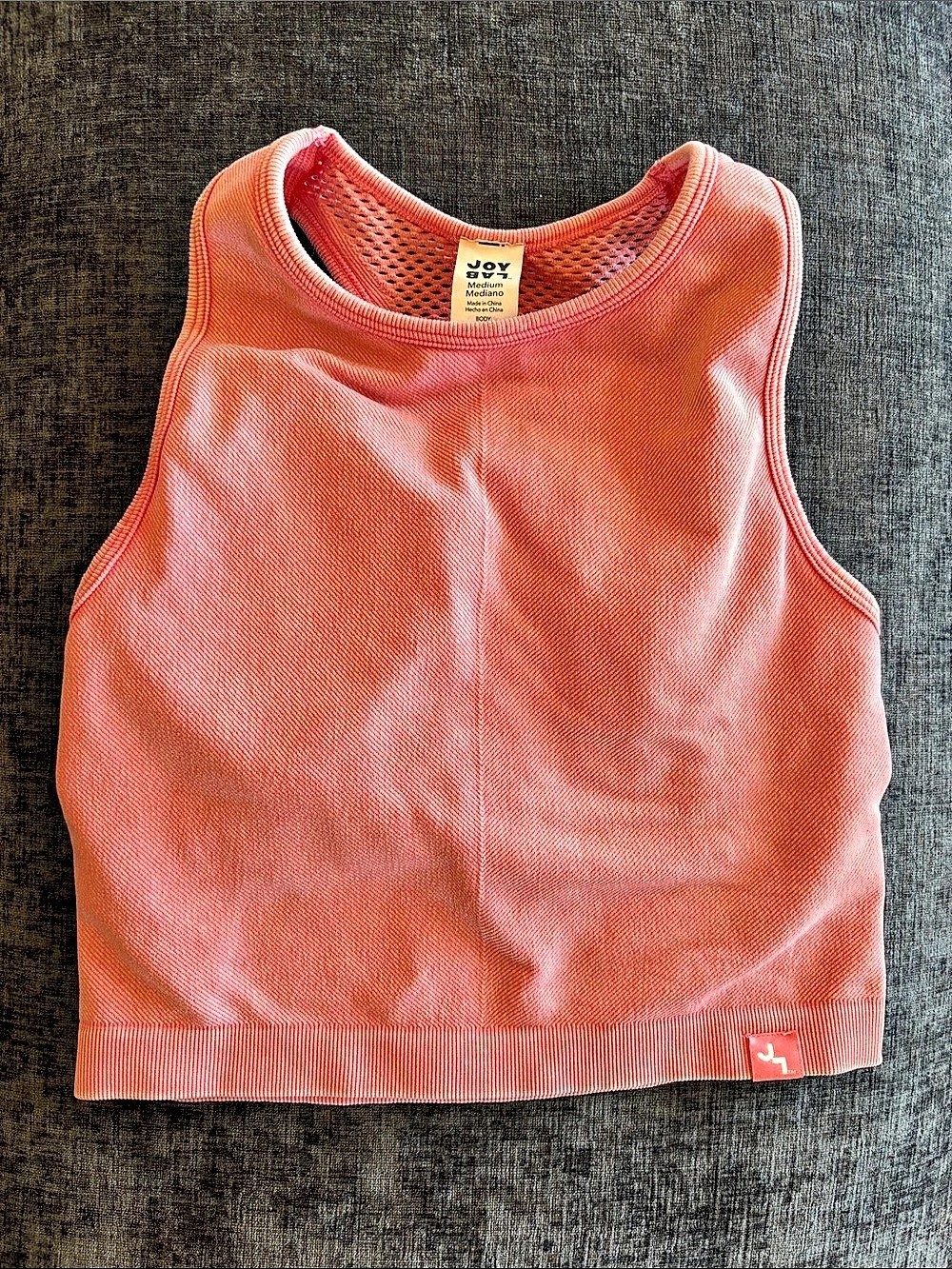 JOYLAB Yoga Pink Athletic Tank Top Size Medium Like New